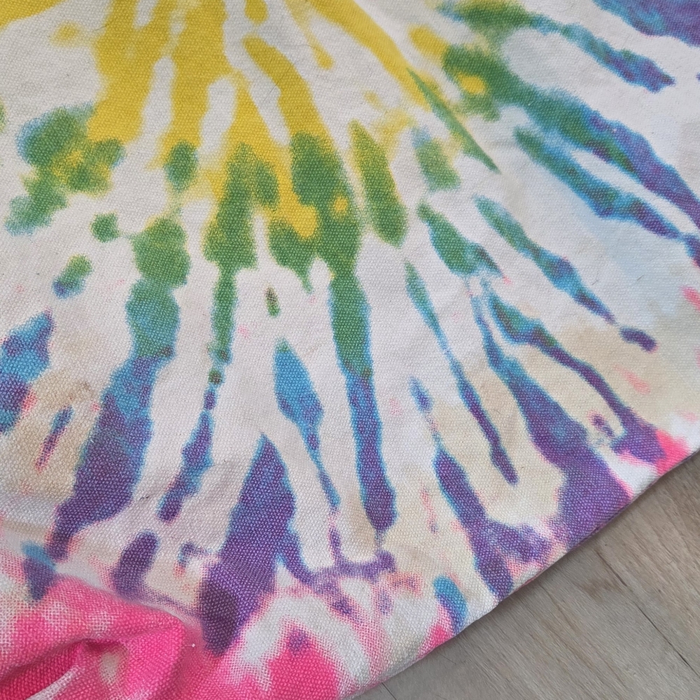 Buy One Get One Half Off Tie-Dye Canvas Beach Tote Bag with Rope Handles - Picture 4 of 4